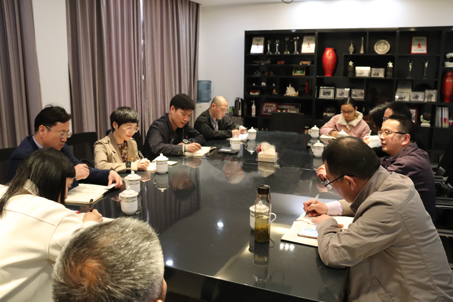 臺州市財政局黨組成員、總會計師張賢鳴一行來美機開展“三服務(wù)”活動