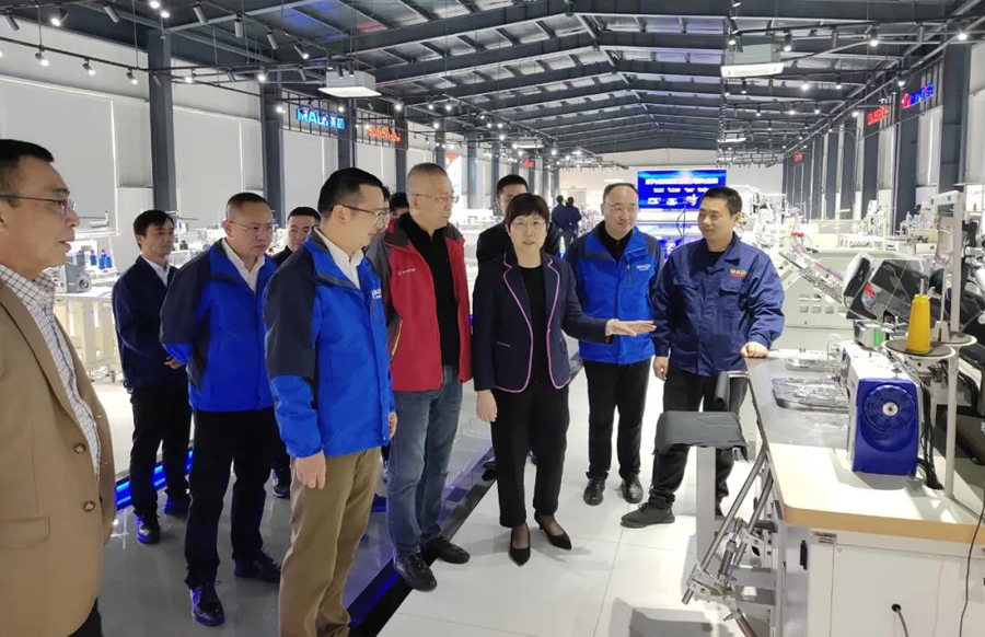 中國美機喜迎中輕聯(lián)副會長、中縫協(xié)何燁理事長一行調(diào)研指導(dǎo)