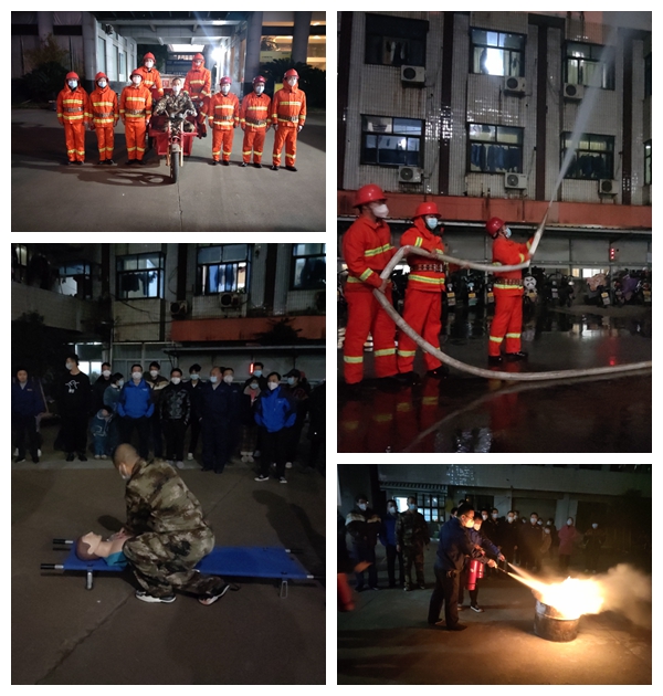 共創(chuàng)平安美機，共享美好生活！美機組織開展“平安夜”消防安全演練